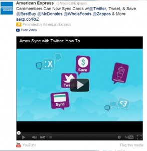 Amex Twitter screen capture